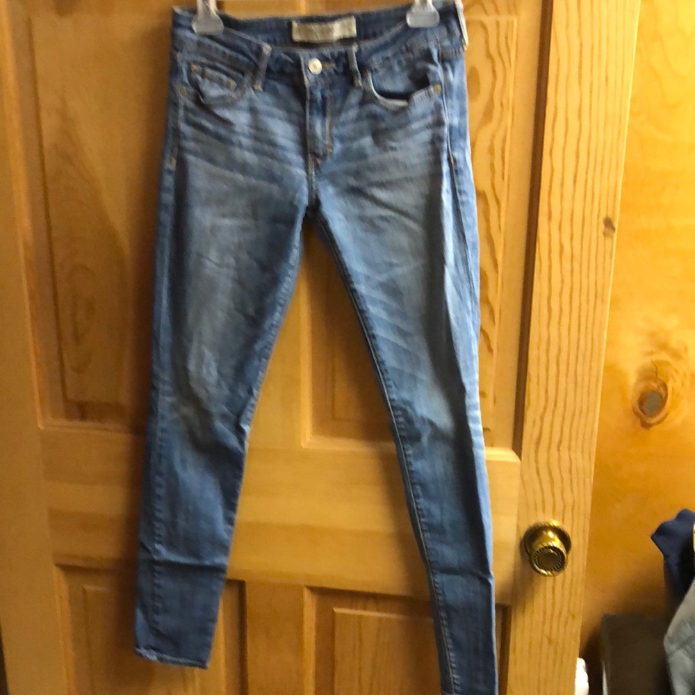 Abercrombie & Fitch Blue Skinny Jeans